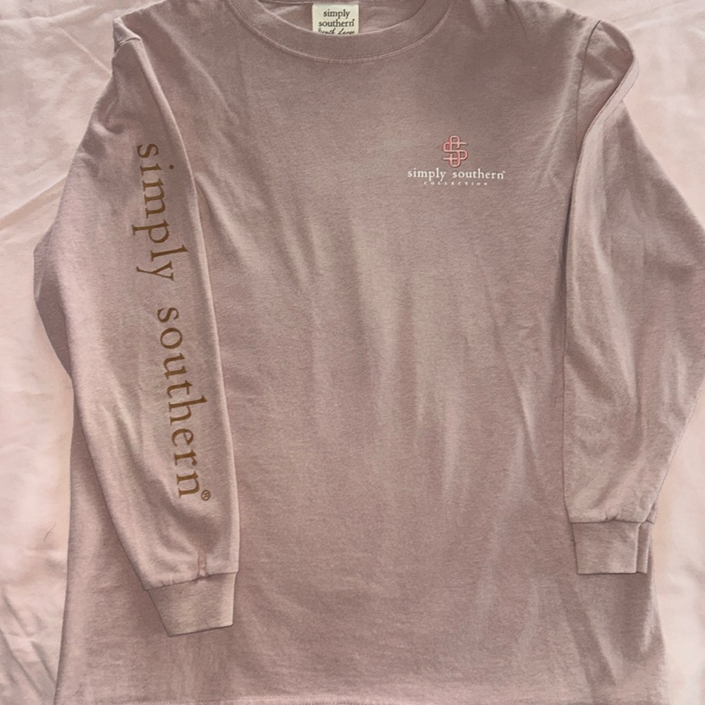 Girls Simply Southern Long Sleeve Tee Shirt